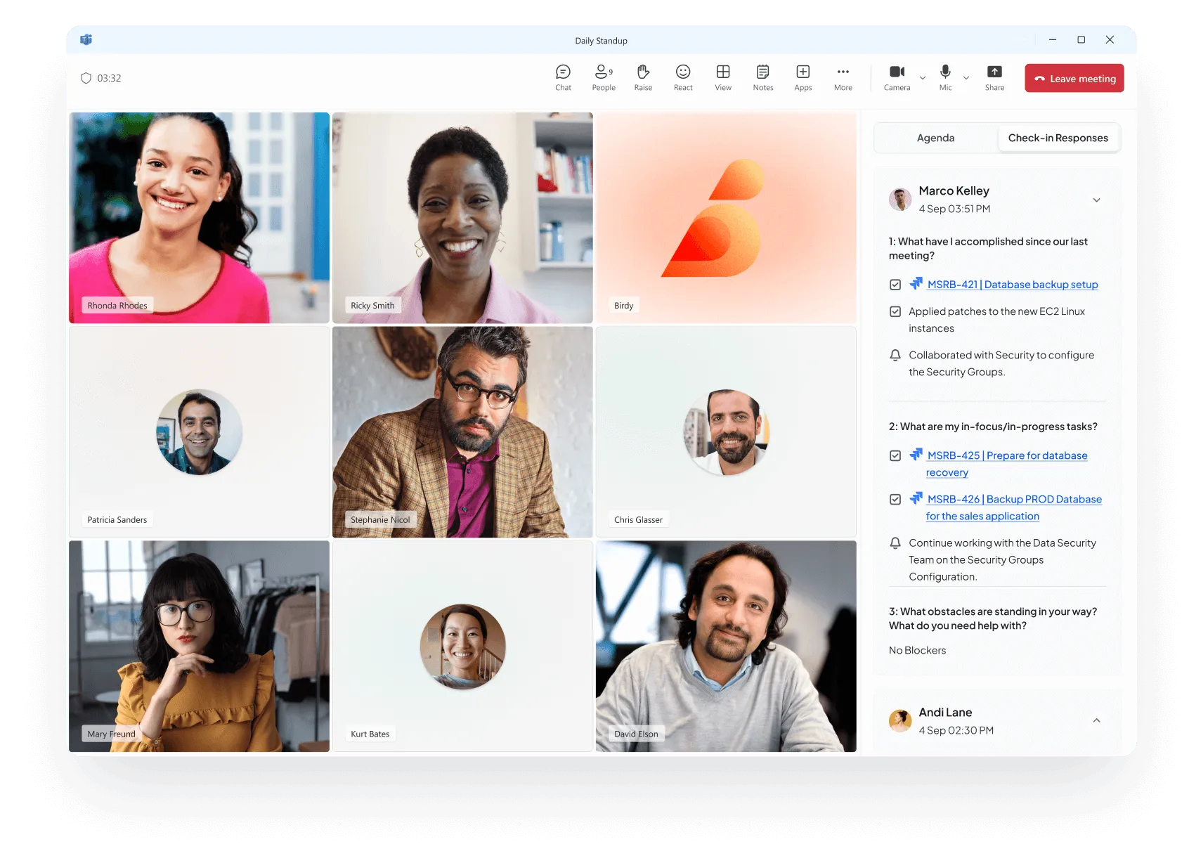 Meeting call